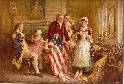 Jean Leon Gerome Ferris Betsy Ross oil painting on canvas